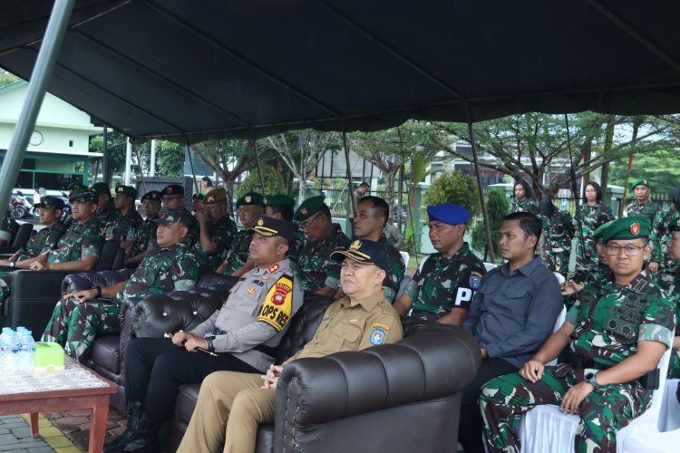 Wakapolda Kalbar Hadiri Apel Gelar Pasukan Pengamanan Pemilu 2024 di Kodam XII/Tanjungpura